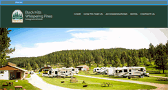 Desktop Screenshot of blackhillswhisperingpines.com